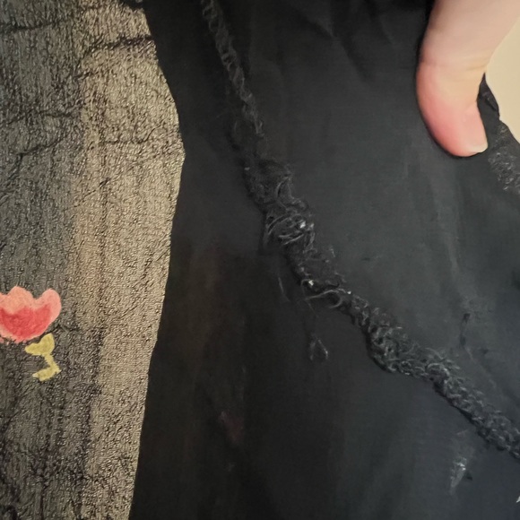 JL Studio Black Sheer Dress with Flowers Size 20W - Picture 6 of 6